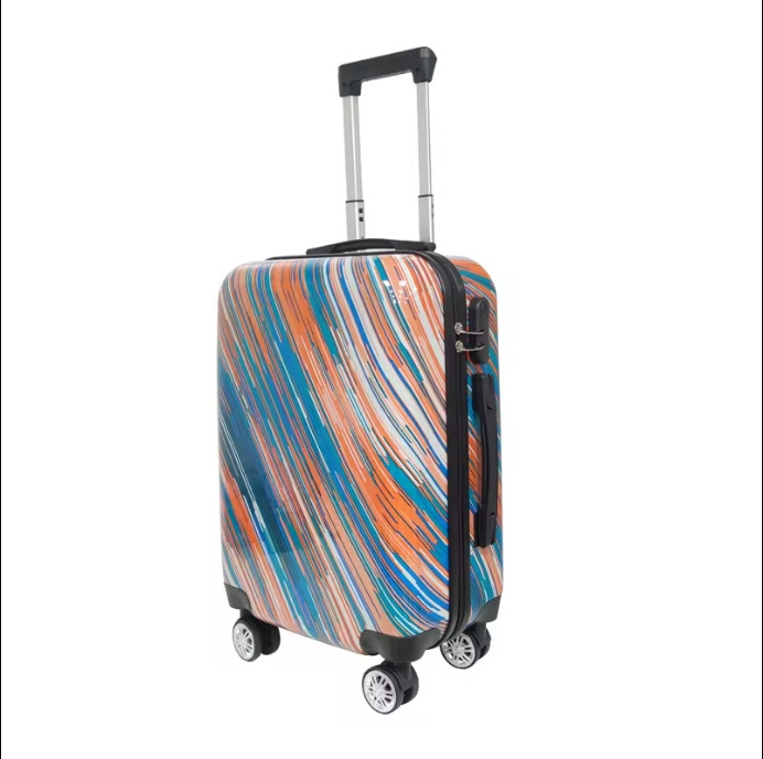 Mixi Luxury Wide Handle Suitcase Carry on luggage suitcase luggage round customs transparent suitcase luggage cover