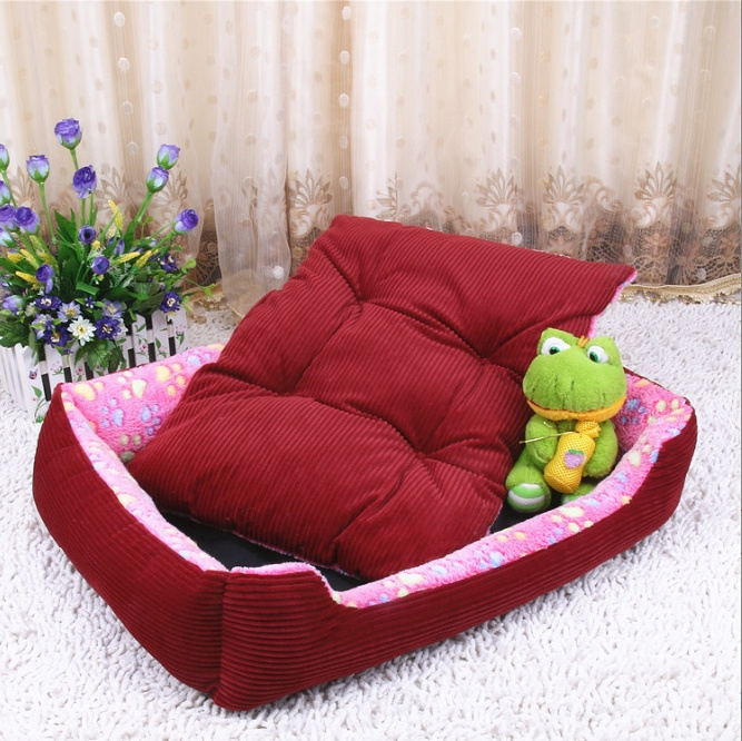 Dezhu Pets Pad For Large Dogs Washable Sofa Memory Foam Dog Bed Pet Scratching Nest Toy Cat Bed House Pet Beds For Dogs