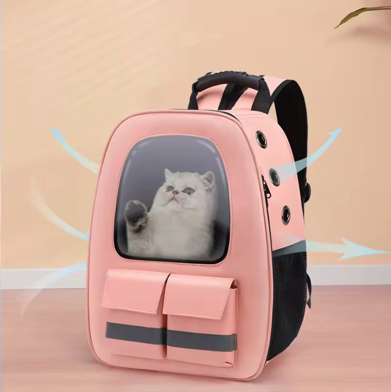 Pet Carrier Bags Breathable Pet Carriers Small Dog Cat Backpack Travel Space Capsule Pet Transport Bag