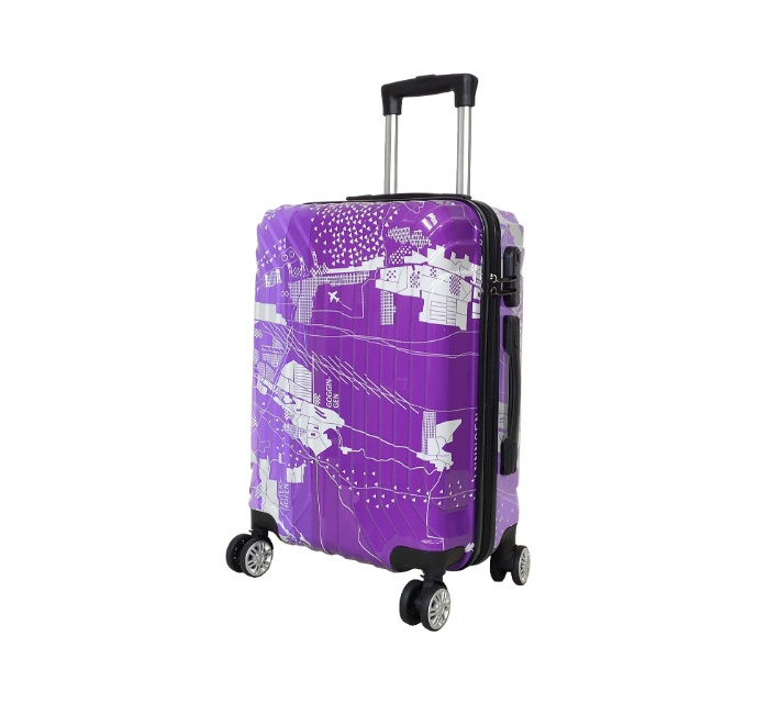 Mixi Luxury Wide Handle Suitcase Carry on luggage suitcase luggage round customs transparent suitcase luggage cover