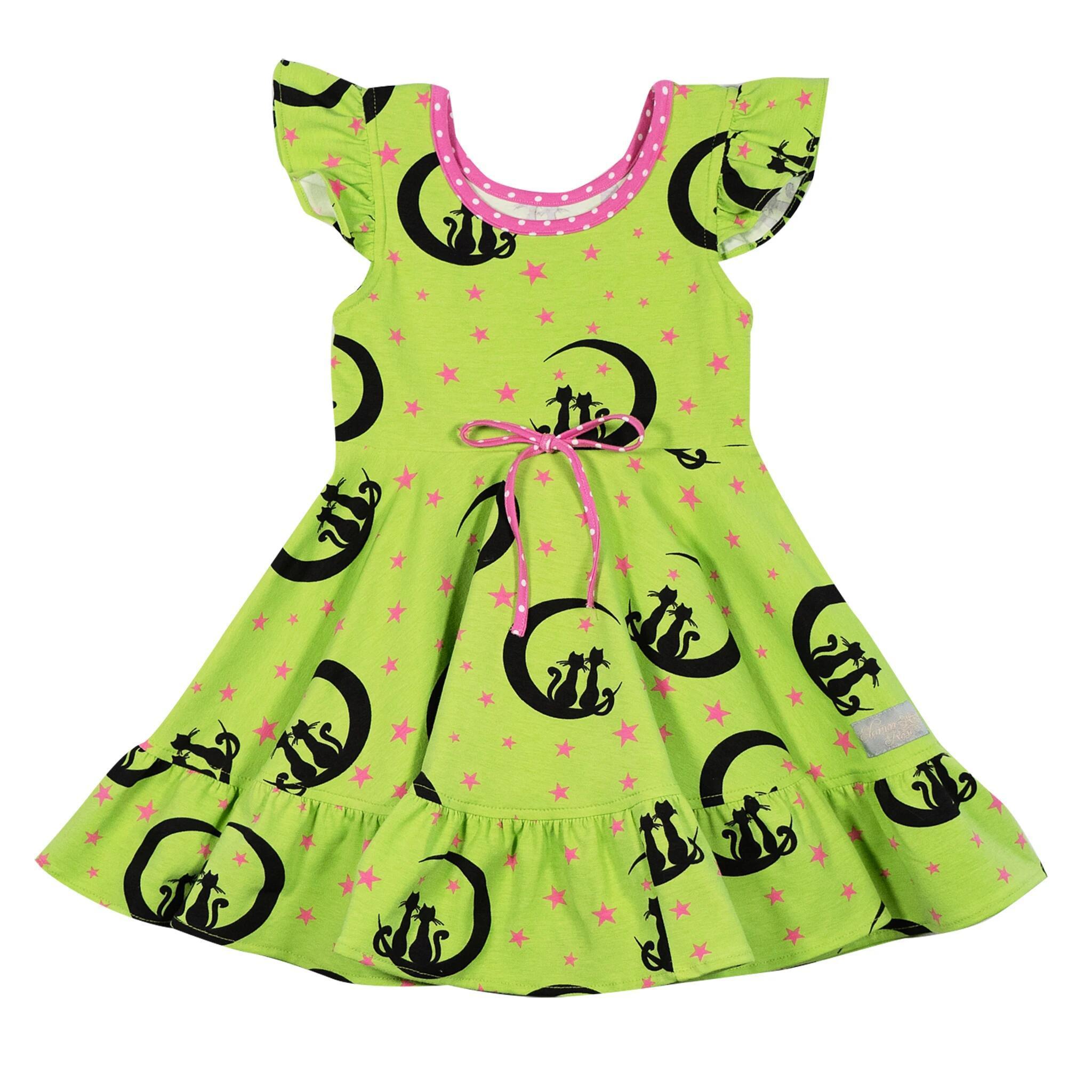 Yiwu Koya factory made wholesale Halloween kids dress lovely girl boutique dress