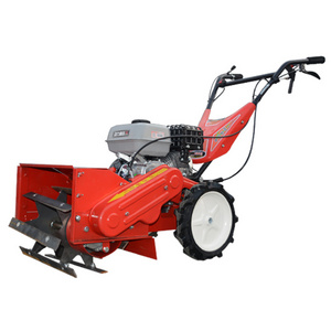 Zongshen power four-wheel drive self-propelled gasoline multi-functional weeder is used for orchard soil loosening and ditch rot