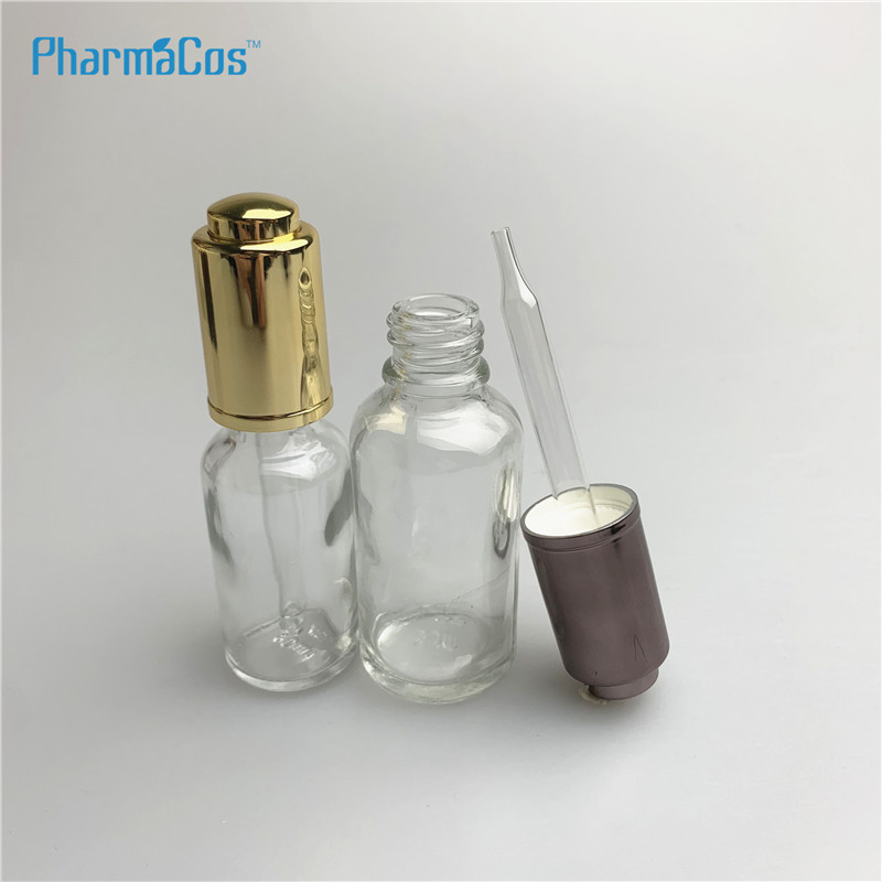 Dropper bottle 30ml CBD cartridge essential oil/perfume oil glass bottle