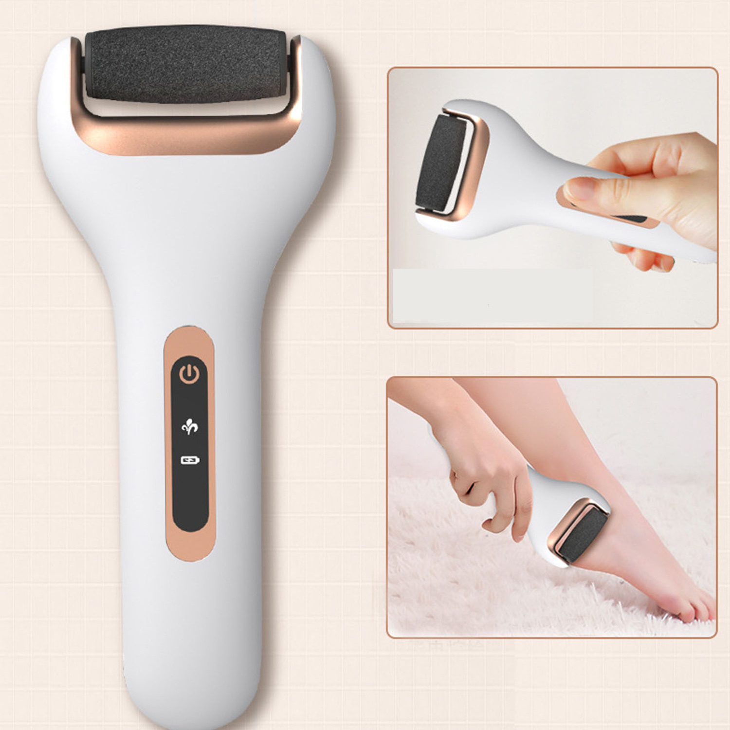 Foot Care Machine Rechargeable Waterproof Pedicure Foot File Professional Pedicure Kit Callus Removers feet Tool