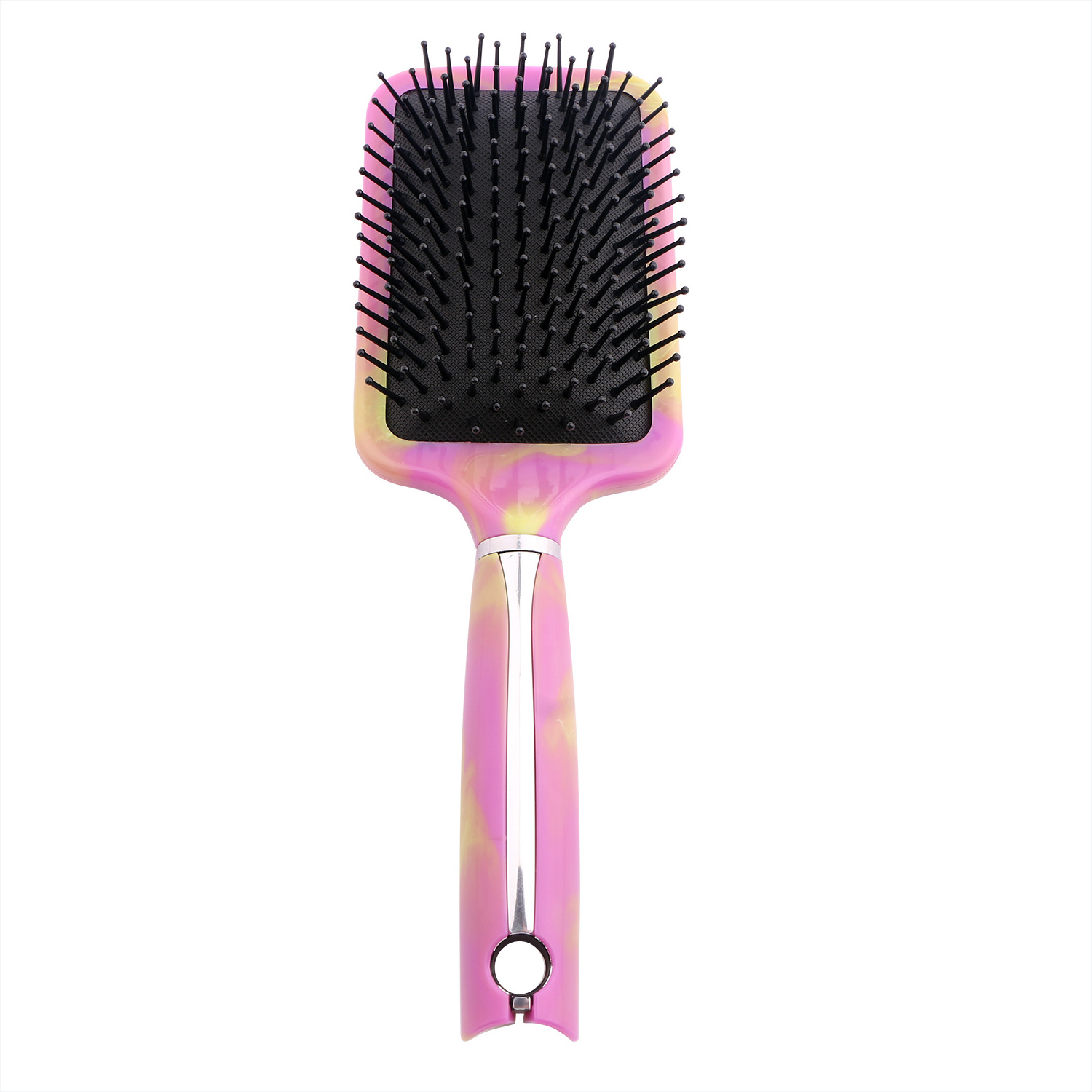 Hot Sale Latest Plastic Cushion Paddle Detangling Hair Brush Comb Hair Styling Tools for Wet or Dry Hair