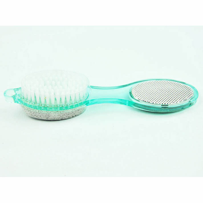 High Quality Wholesale 4 in 1 Pumice Stone with Brush Remove Thick Callused Skin Foot file Scrubbers