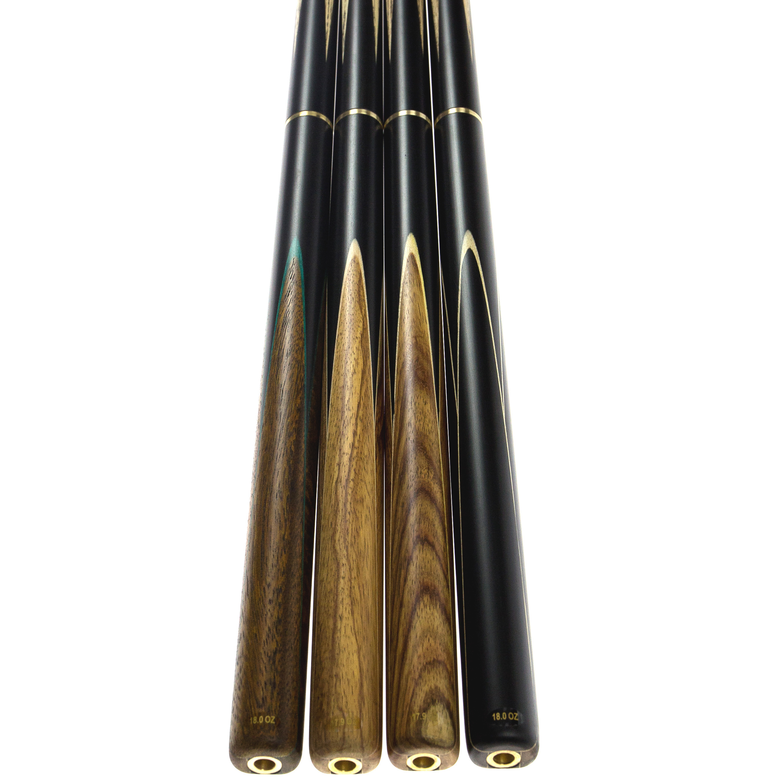 Omin Brand JO-2Q 3/4 Brass Jointed Handmade Gunman Snooker Cue Snooker&brilliard Pool Cue Stick 3 / 4 Jointed Cue Ash Wood Ebony