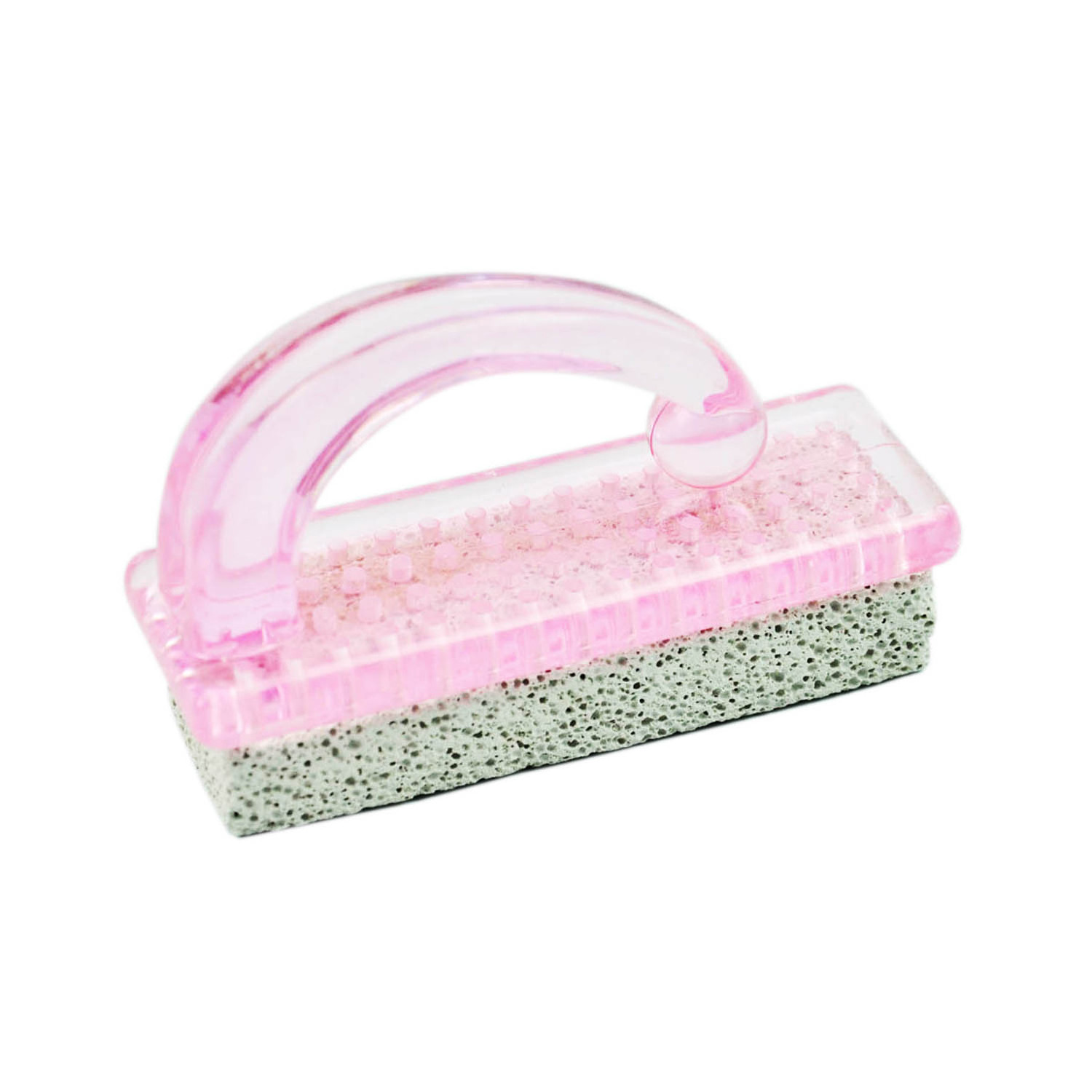 Hot Sales Acrylic Plastic Foot File Cleaning Hand & Foot Nail Brush with Pumice Stone Foot Care Dead Skin Remover