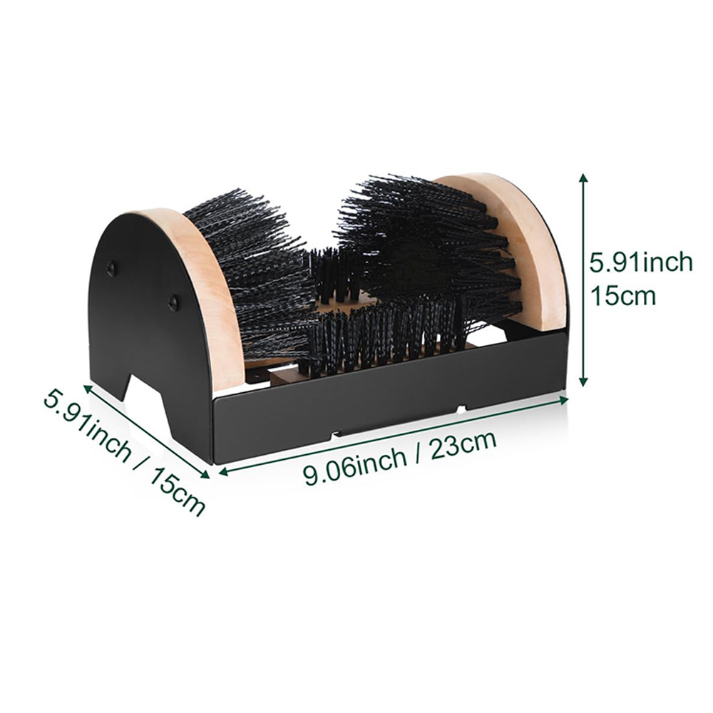 High Quality Whole sales Outdoor Utility boot and shoe mud cleaning brush and scraper with folding step