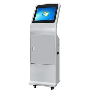 19inch all in one computer parking ticket machine with ticket vending printer for indoor kiosk