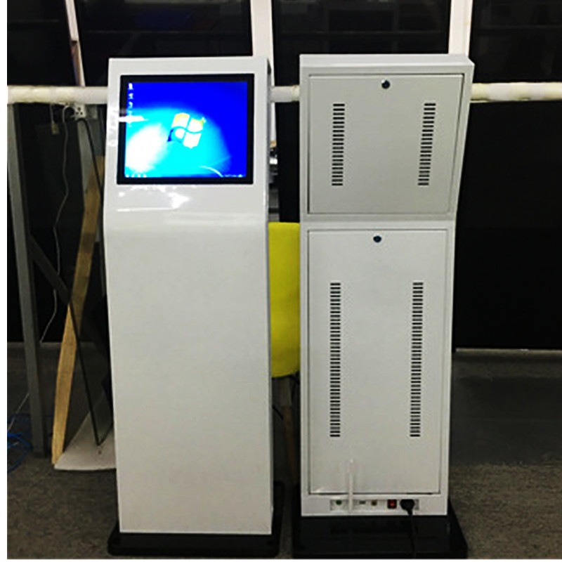 19inch all in one computer parking ticket machine with ticket vending printer for indoor kiosk