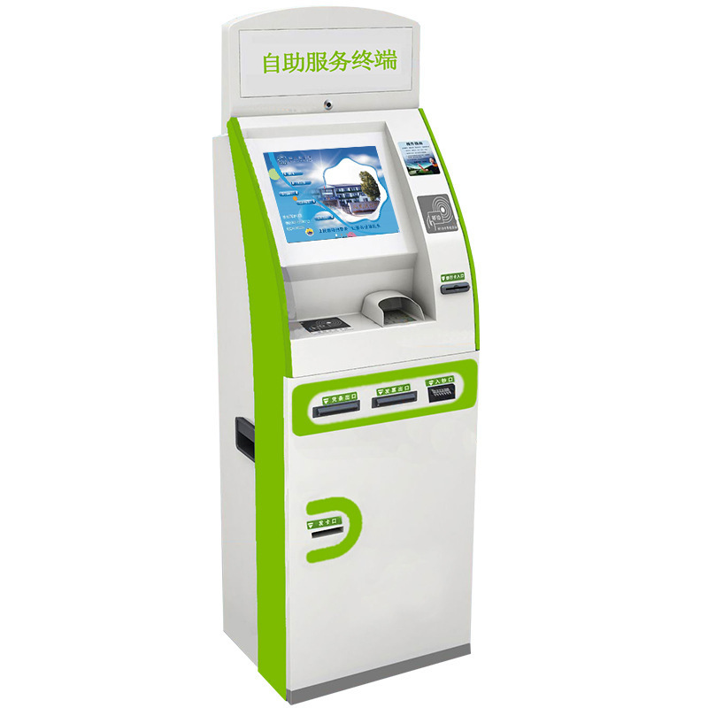 Factory new design multi-function self service payment kiosk cash currency exchange touch screen  machine