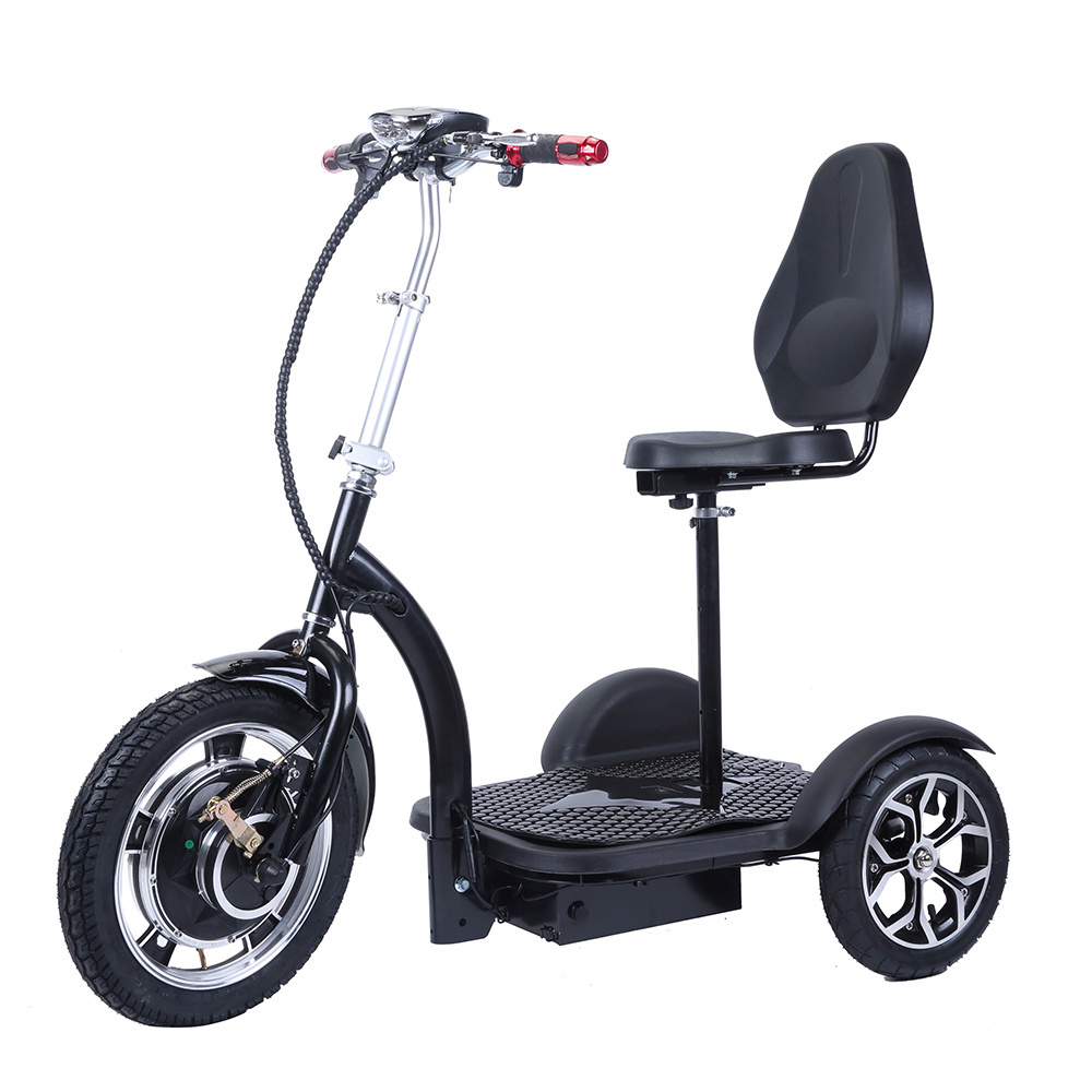 EU Warehouse E-scooter Foldable 3 Wheels Scooter Electric 350W 36V Easy Control Village Transportation Tools