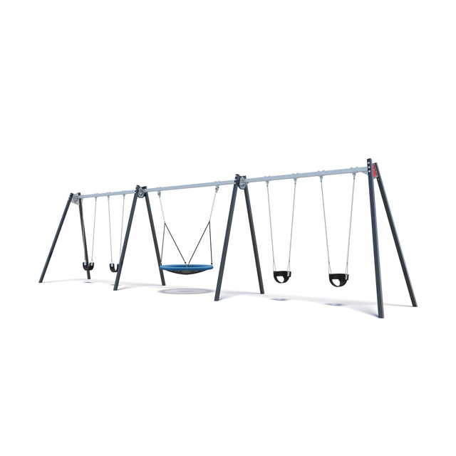 Berletyex Swing Outdoor Children Playground Seat Garden Leisure Rubber Belt Swings Galvanized Metal Other Equipment Parts Logo