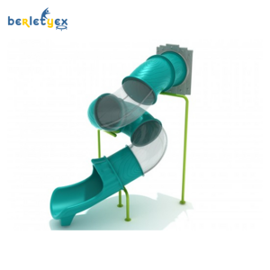 Berletyex Plastic Transparent Tube Slides Set Playground Equipment Factory Supply Accessories and Replacement Spare Parts Slide