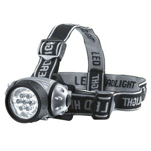 Wholesale Superbright Outdoor Tent Camo Headlight Flashlight 7 12 19 LED Headlamp for Camping Hiking Fishing