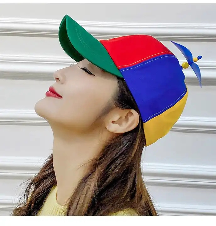 100% cotton party holiday propeller hats have stock Embroidery Logo New arrival Novelties gift colored