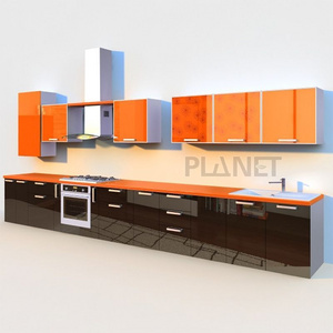 Mobile Home Kitchen Cabinets For Small Room High Gloss Lacquer Modern Kitchen Wall Cabinet