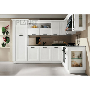 American Modern White Wooden Kitchen Cabinets