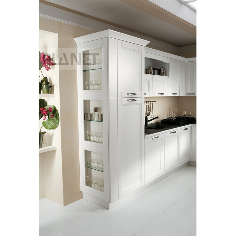 American Modern White Wooden Kitchen Cabinets