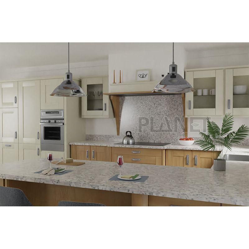 Ready to assemble kitchen cabinets & accessories white kitchen furniture Modern Design U Shape Kitchen Cabinets