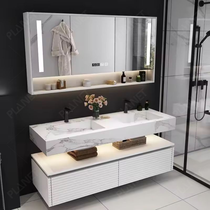 Wholesale New Modern Bathroom Vanities Hotel Bathroom sink cabinet