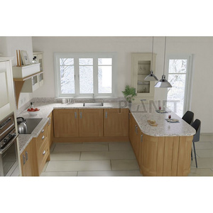 Ready to assemble kitchen cabinets & accessories white kitchen furniture Modern Design U Shape Kitchen Cabinets