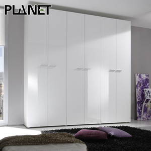 Sell like hot cakes nordic wardrobe modern wooden melamine white wardrobe bedroom closet in household use