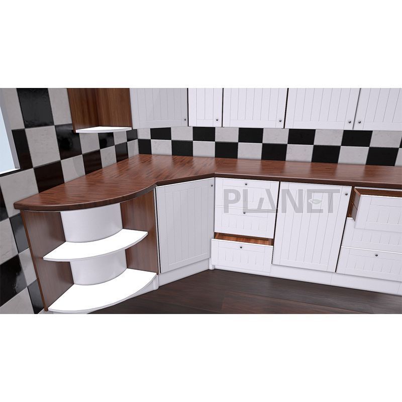 Modern Fashion Pure White PVC Alacenas De Cocina Kitchen Accessories Storage Cabinets Complete Kitchen Cabinet Sets