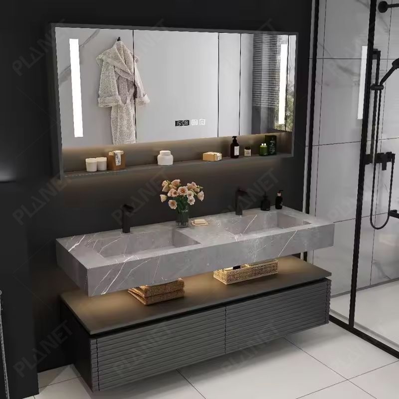 Wholesale New Modern Bathroom Vanities Hotel Bathroom sink cabinet