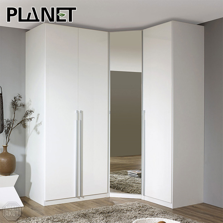 Sell like hot cakes nordic wardrobe modern wooden melamine white wardrobe bedroom closet in household use