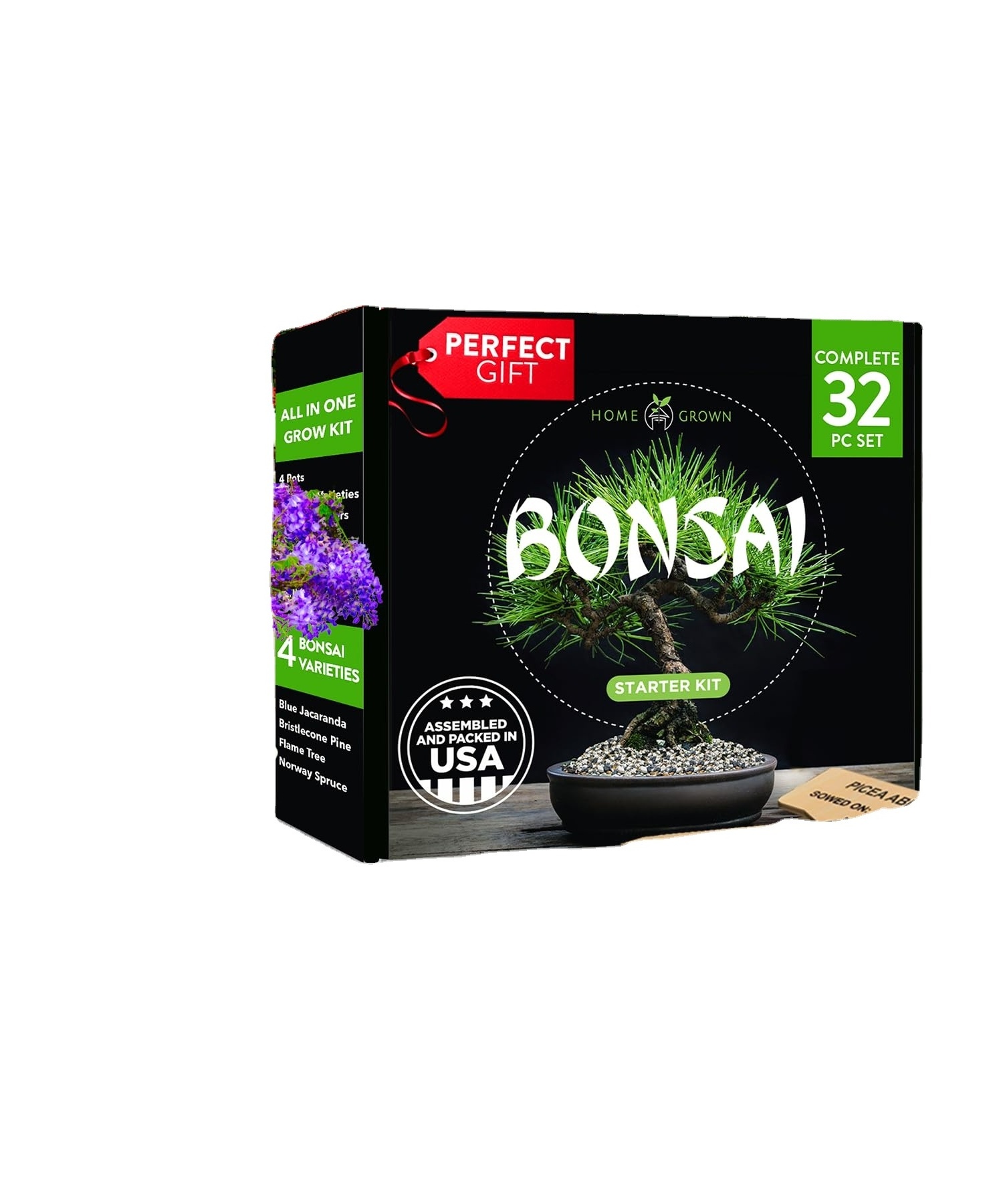 Grow Your Own Bonsai Tree Kit Premium 4 Bonsai Trees Starter Kit Unique Japanese Gifts for Moms