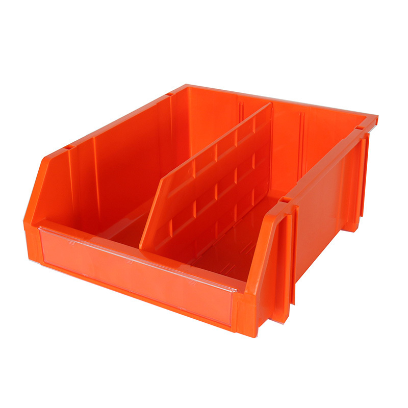 Warehouse PP Stack and Hang Tool Parts Screw Storage Bin to Self Shelf Tray for Parts Organize