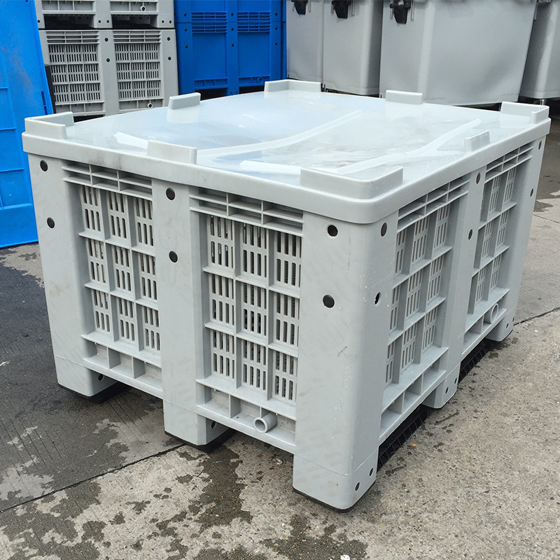 Stackable Agriculture Fruit Picking Bulk Plastic Pallet Bin