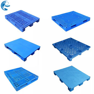 48x40 industrial blue red green stackable storage hdpe euro Heavy duty Double face warehouse factory plastic pallet