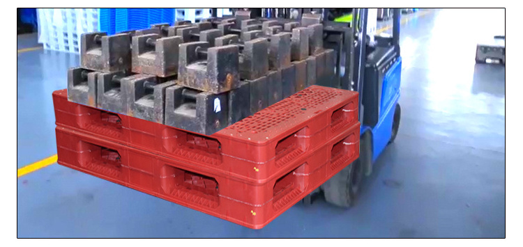 1500x1300x150mm heavy duty large hdpe four way entry double sides stackable reversible euro plastic pallet for sale