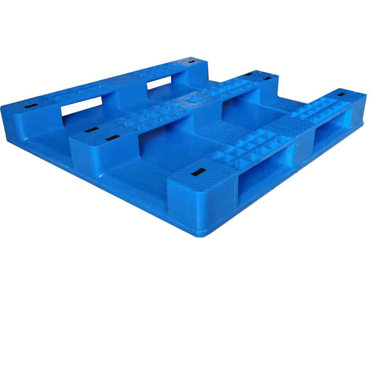 Manufacture heavy Duty flat surface 3 Skids Food grade hygienic Plastic Pallet