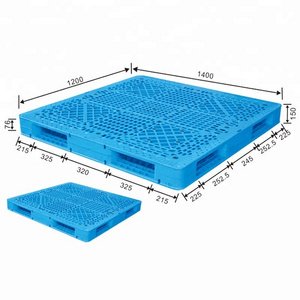 1500x1300x150mm heavy duty large hdpe four way entry double sides stackable reversible euro plastic pallet for sale