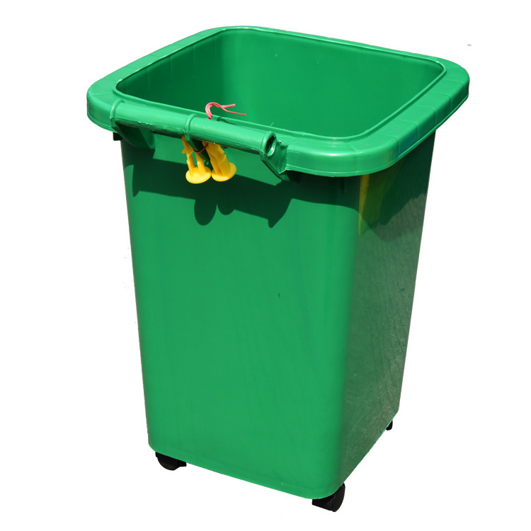 120L/240L/360L/660L/1100L outdoor hdpe recycling wheelie container garbage flame retardent plastic waste bin