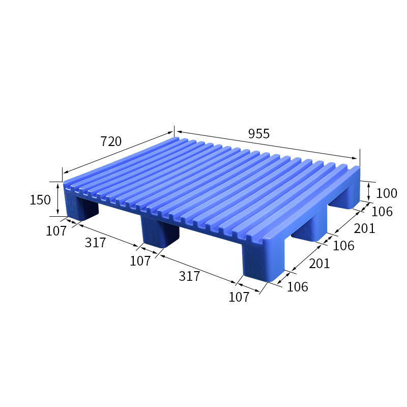 low price warehouse plastic pallet size 955*720*150mm Good Quality Plastic Printing Pallet Manufacturers