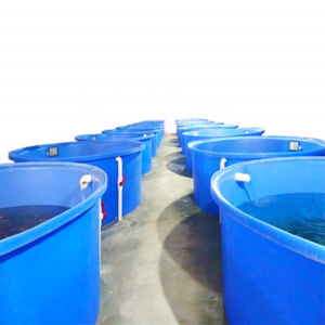 ZSPE Hot Sale High Quality round Blue PP Plastic Aquaculture Tank for Fish Farming and Fish Breeding