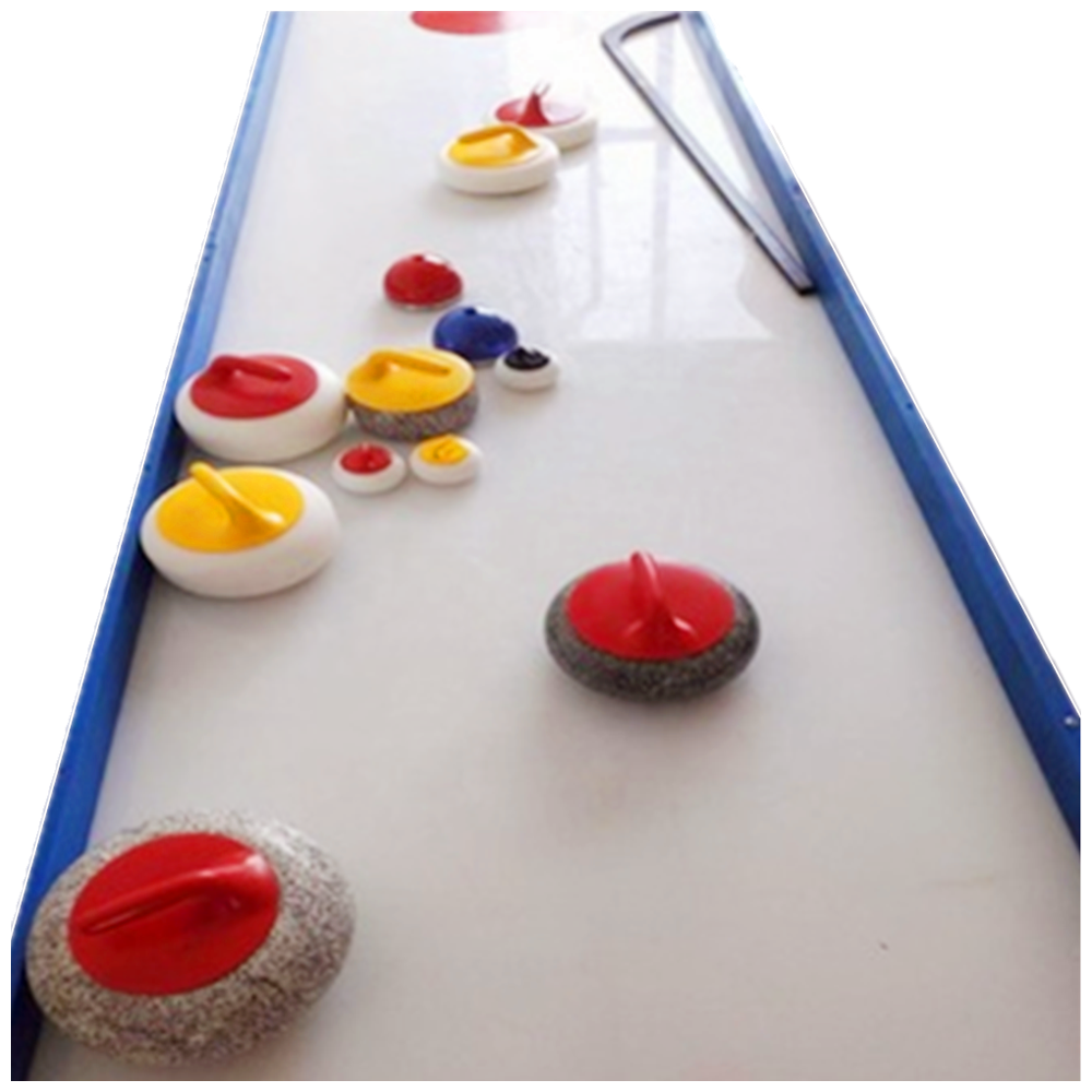 Portable UHMWPE Synthetic Ice Skating curling game Rink