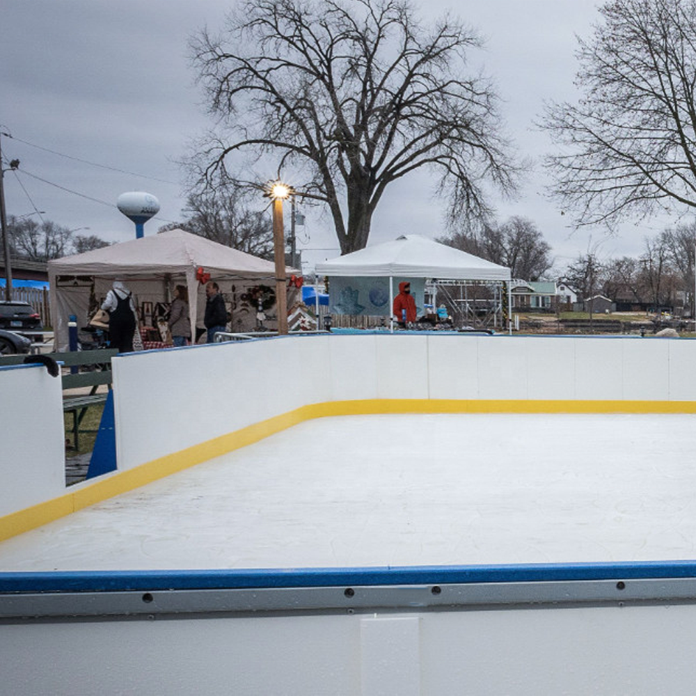 ZSPE Removable Arena Polyethylene Hockey Ice Synthetic Ice Rink Dasher Boards