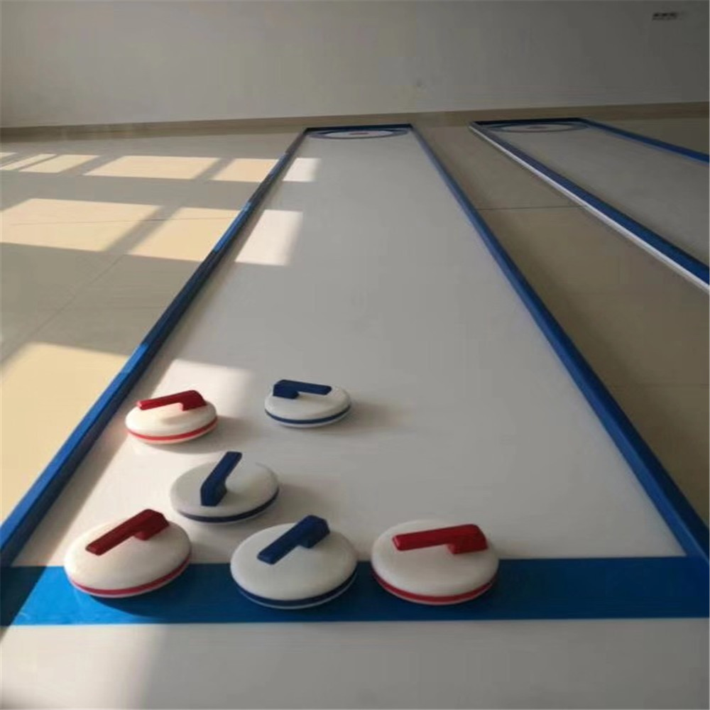 Portable UHMWPE Synthetic Ice Skating curling game Rink