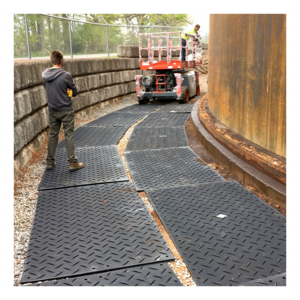 ground protection mats temporary walkway temporary road hdpe rig mats floor protection 100 tons