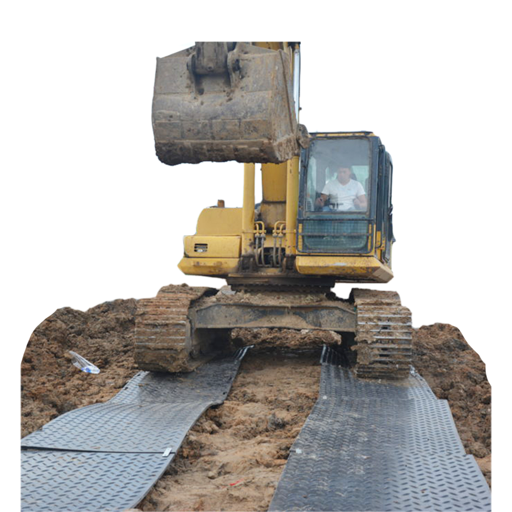 Heavy Duty UHMWPE HDPE Temporary Construction Excavator Plastic Road Mat