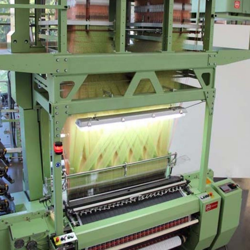 China Factory Textile Label Weaving Machine Clothing Tag Making Machine Used Rapier Loom