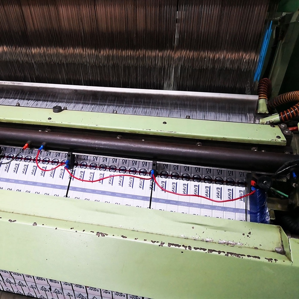 China Factory Textile Label Weaving Machine Clothing Tag Making Machine Used Rapier Loom