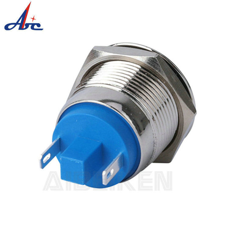 Metal 12v switches 19MM Momentary latching pushbutton switches waterproof metal plates for switch