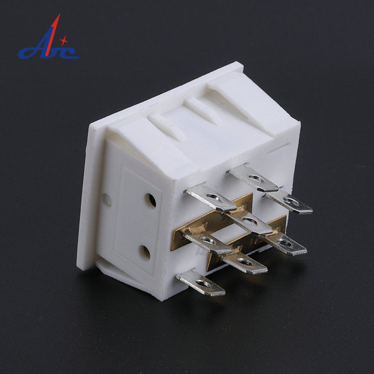 Factory Price Hot Sale On Off On 3 Position Customized Logo 8 Pin Terminal Rocker Switch